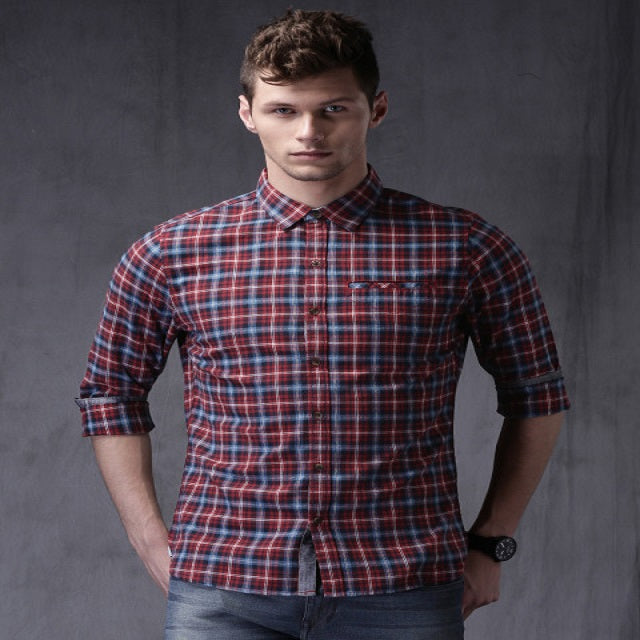 Chequered Red Shirt
